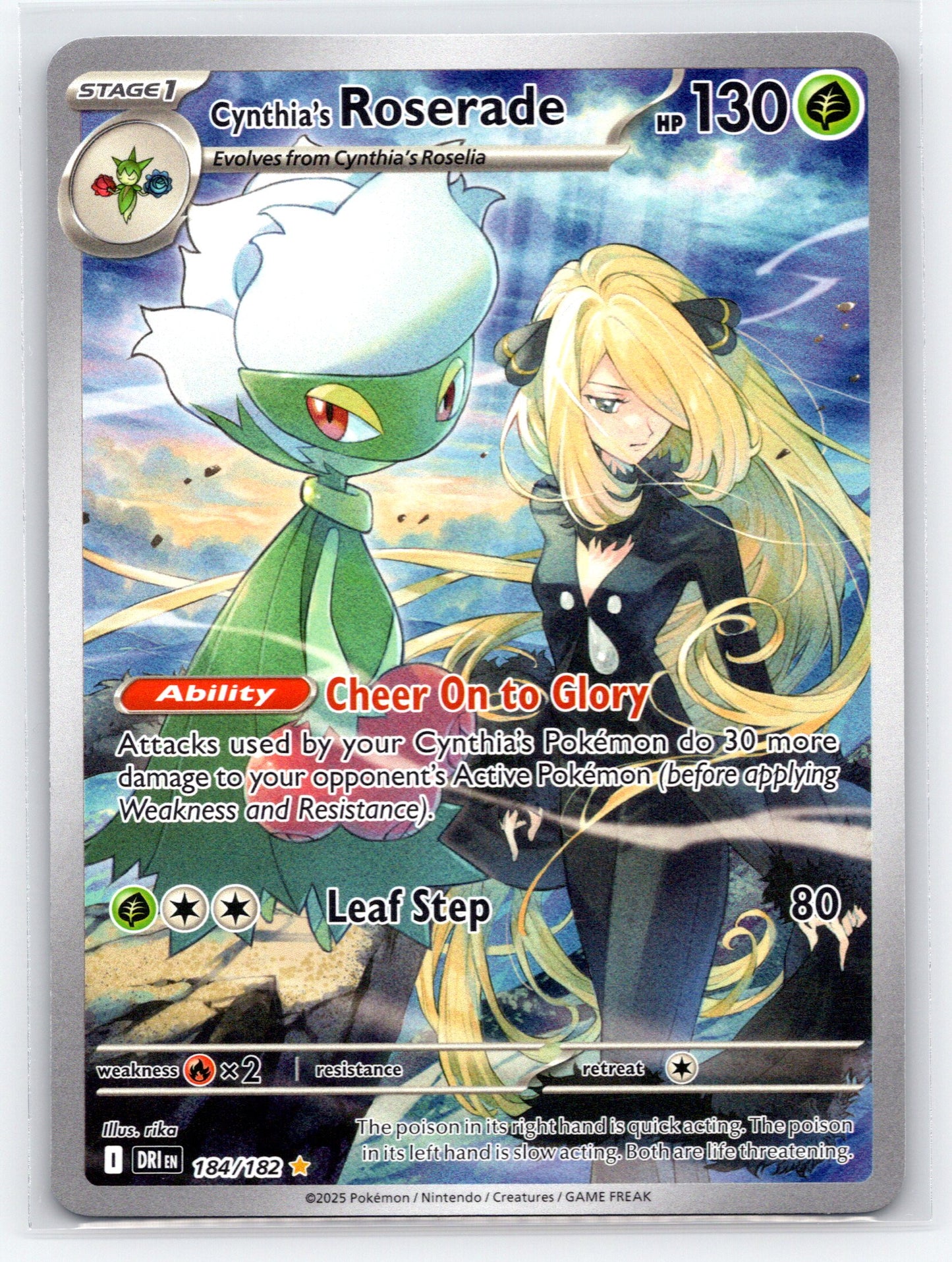 Cynthia's Roserade - #184/182 - SV10: Destined Rivals