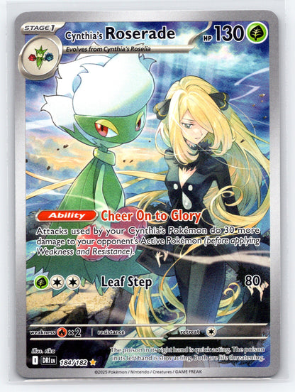 Cynthia's Roserade - #184/182 - SV10: Destined Rivals