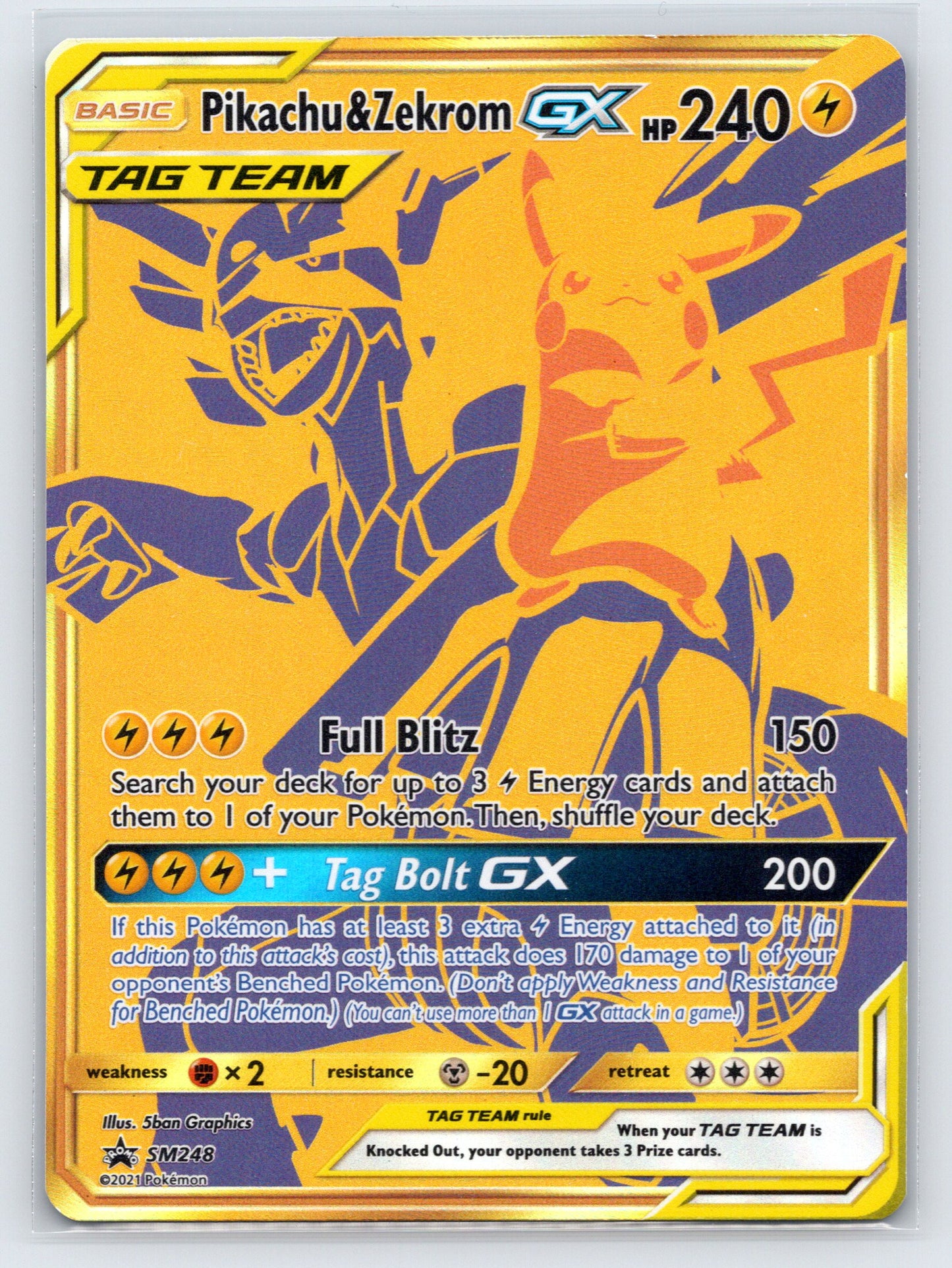 Pikachu & Zekrom GX - #SM248 - SM Promos