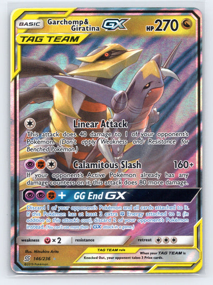Garchomp & Giratina GX - #146/236 - SM - Unified Minds