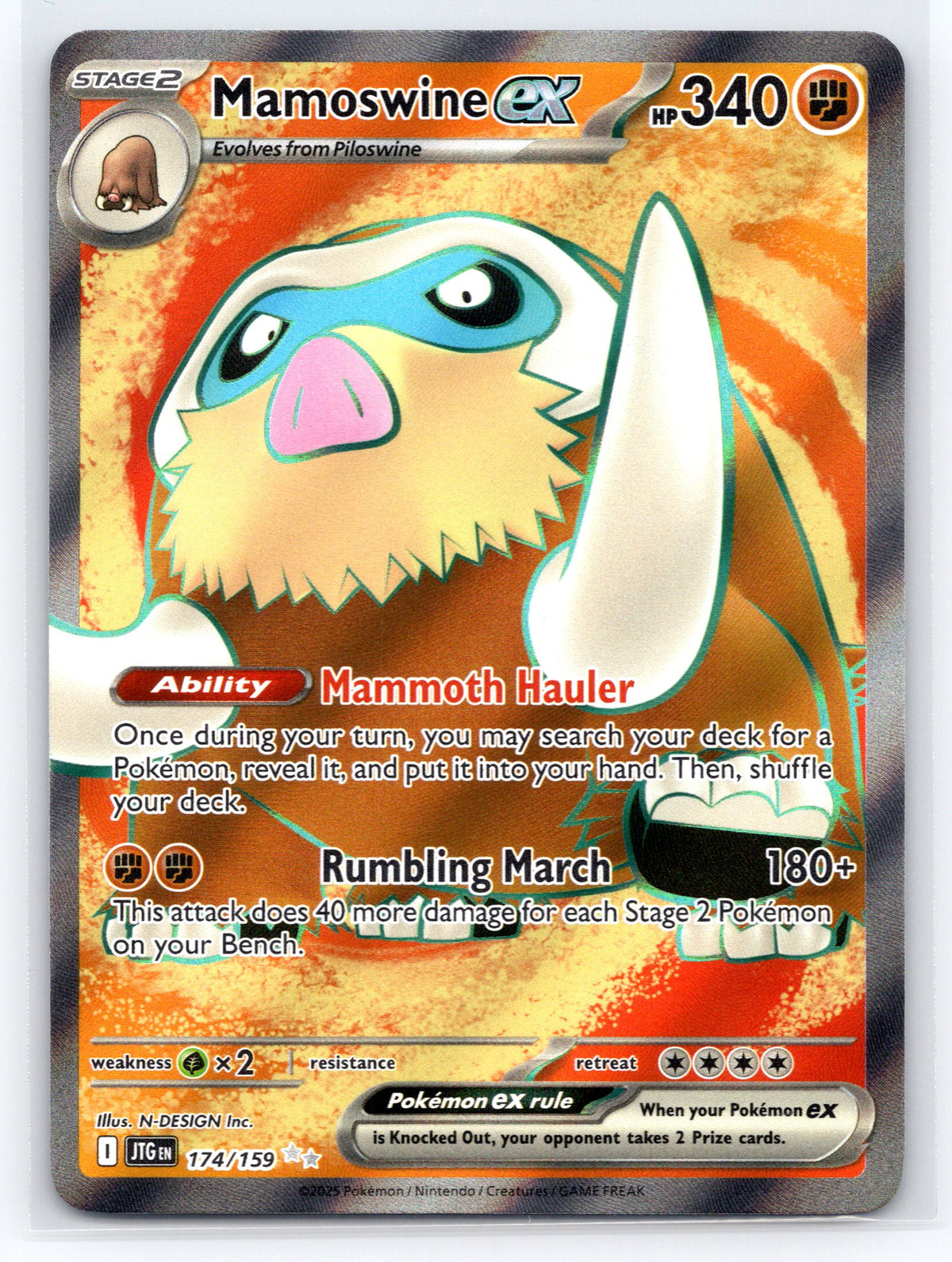 Mamoswine ex - #174/159 - SV09: Journey Together