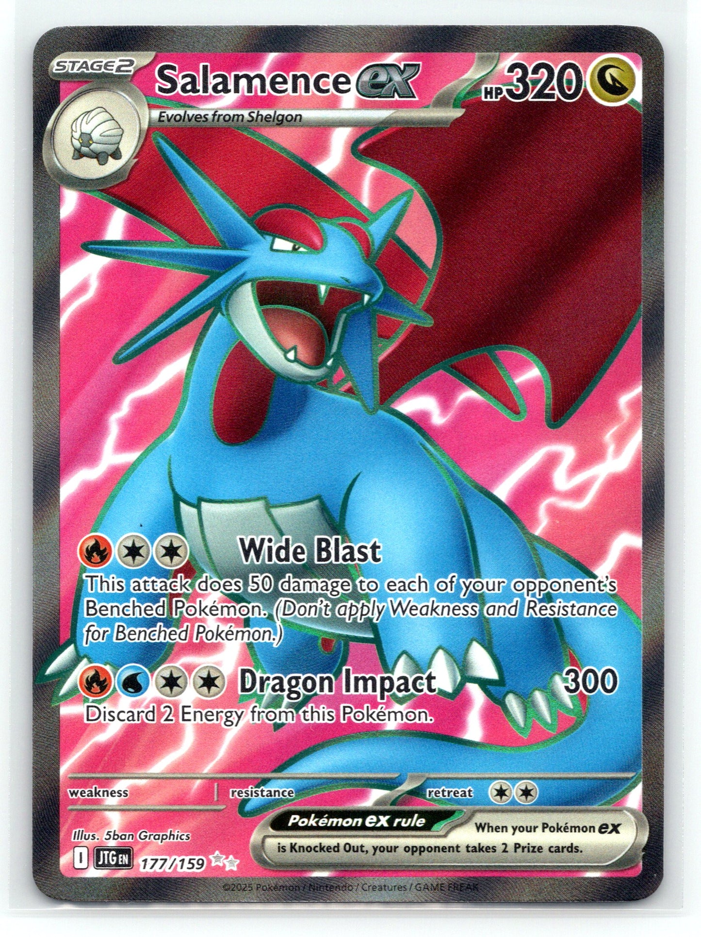 Salamence ex - #177/159 - SV09: Journey Together
