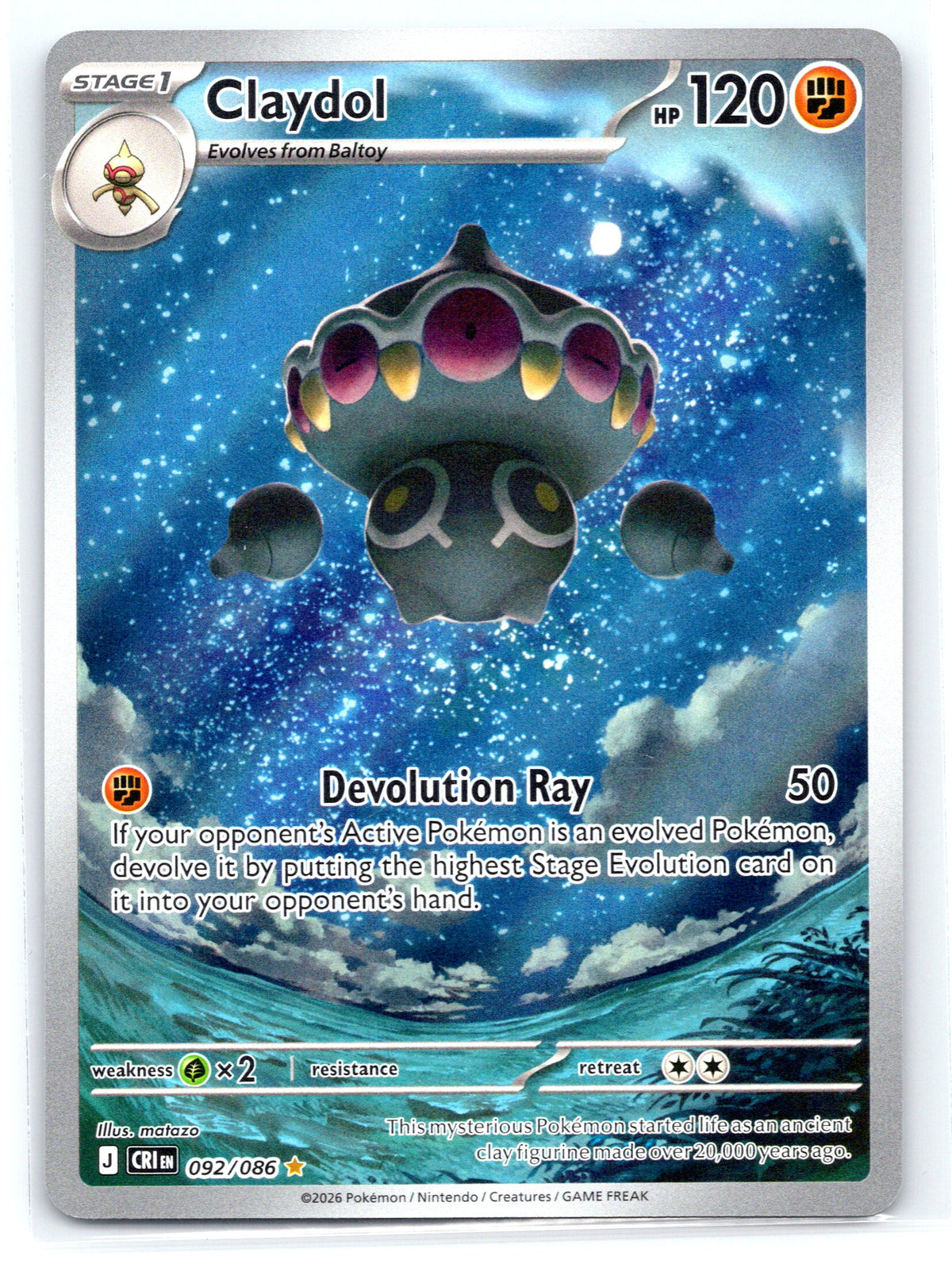 Claydol - #092/086 - ME04: Chaos Rising