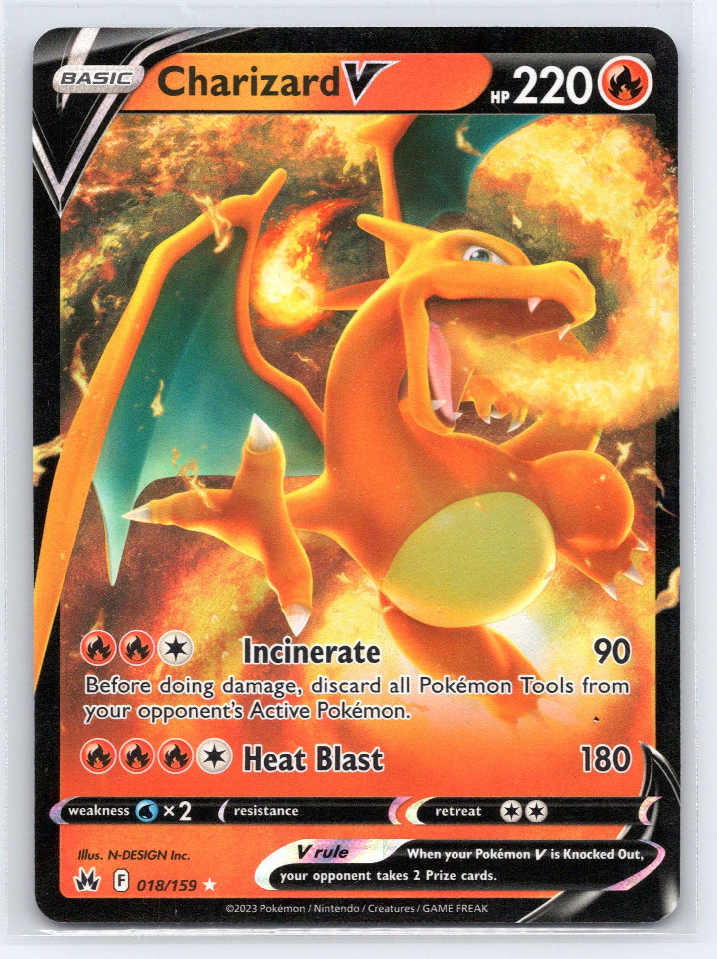 Charizard V - #017/172 - SWSH09: Brilliant Stars