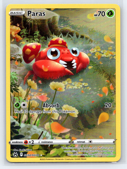 Paras - #GG32/GG70 - SWSH: Crown Zenith: Galarian Gallery