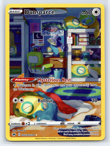 Dunsparce - #GG23/GG70 - SWSH: Crown Zenith: Galarian Gallery