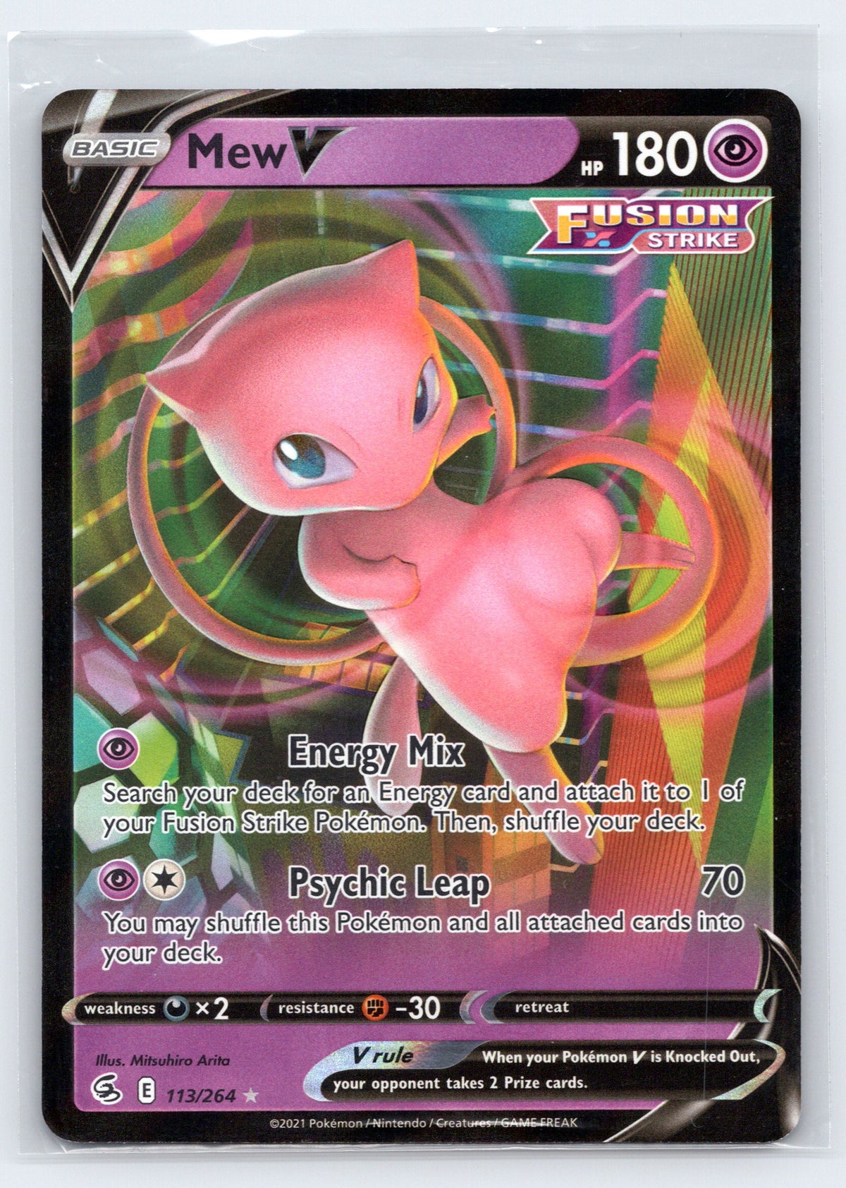 Mew V - #113/264 - SWSH08: Fusion Strike