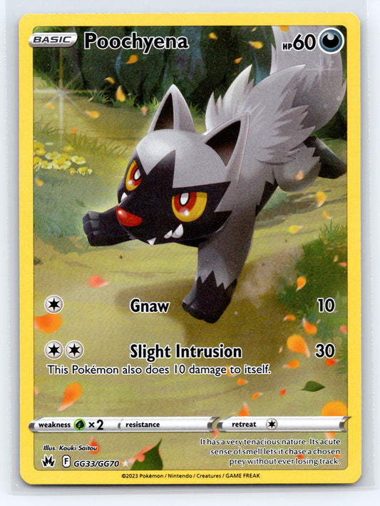 Poochyena - #GG33/GG70 - SWSH: Crown Zenith: Galarian Gallery