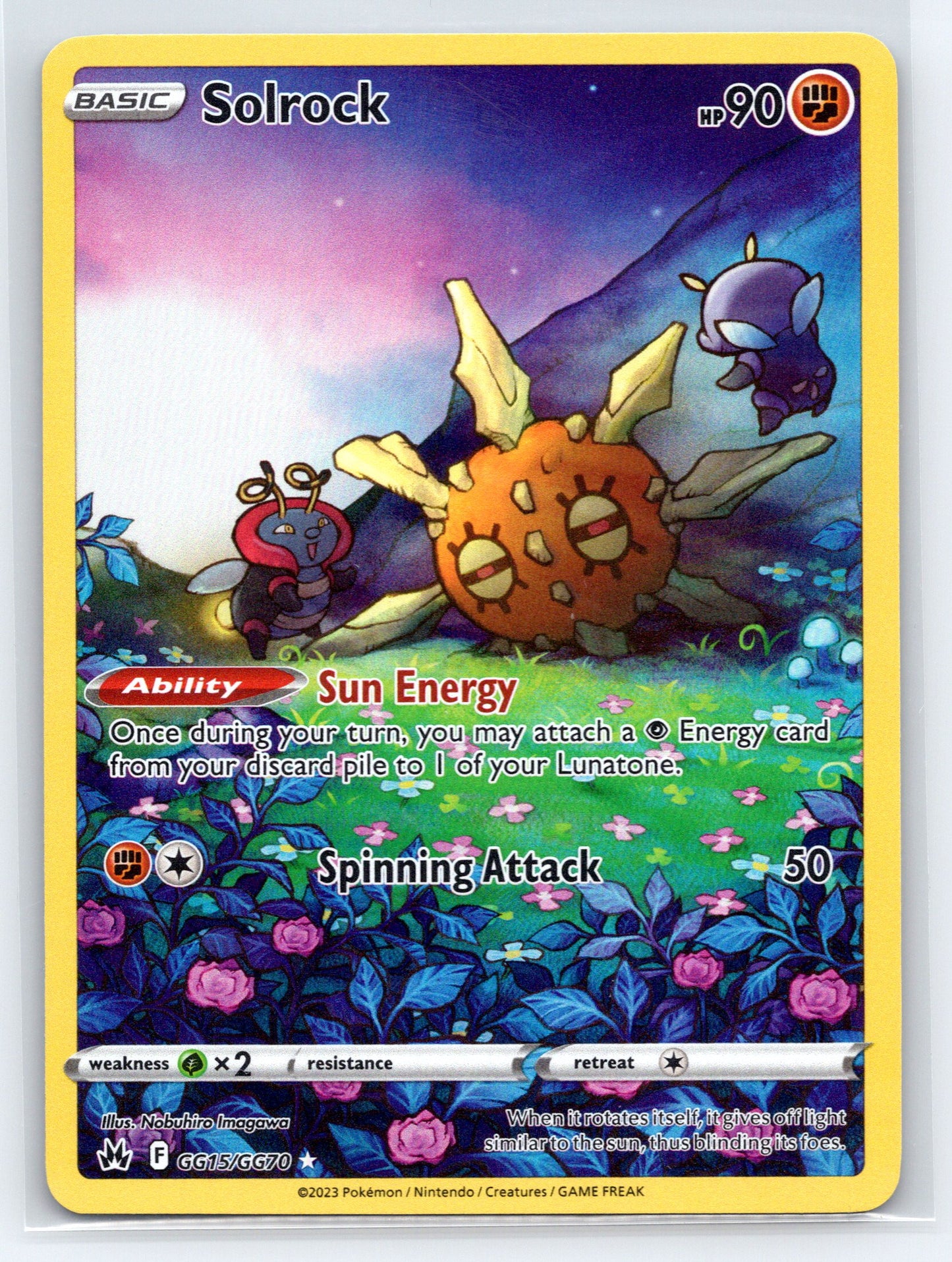 Solrock - #GG15/GG70 - SWSH: Crown Zenith: Galarian Gallery