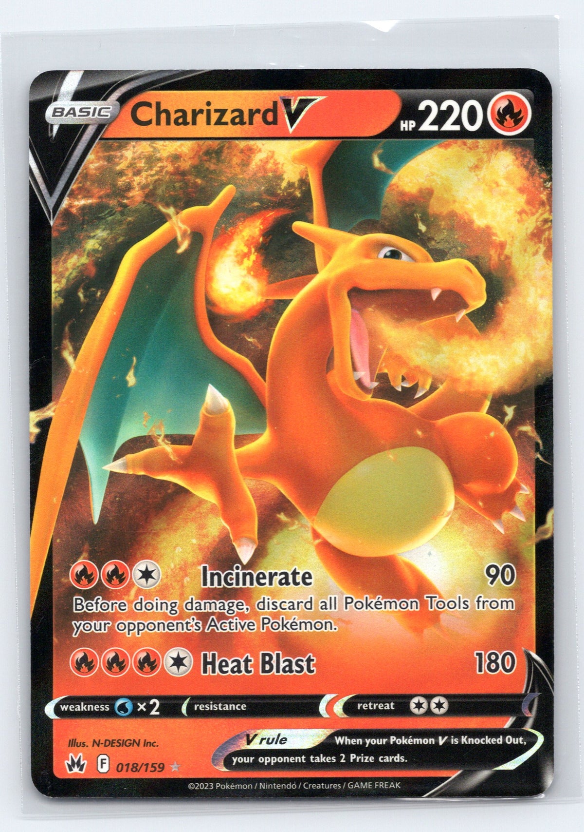 Charizard V - #017/172 - SWSH09: Brilliant Stars