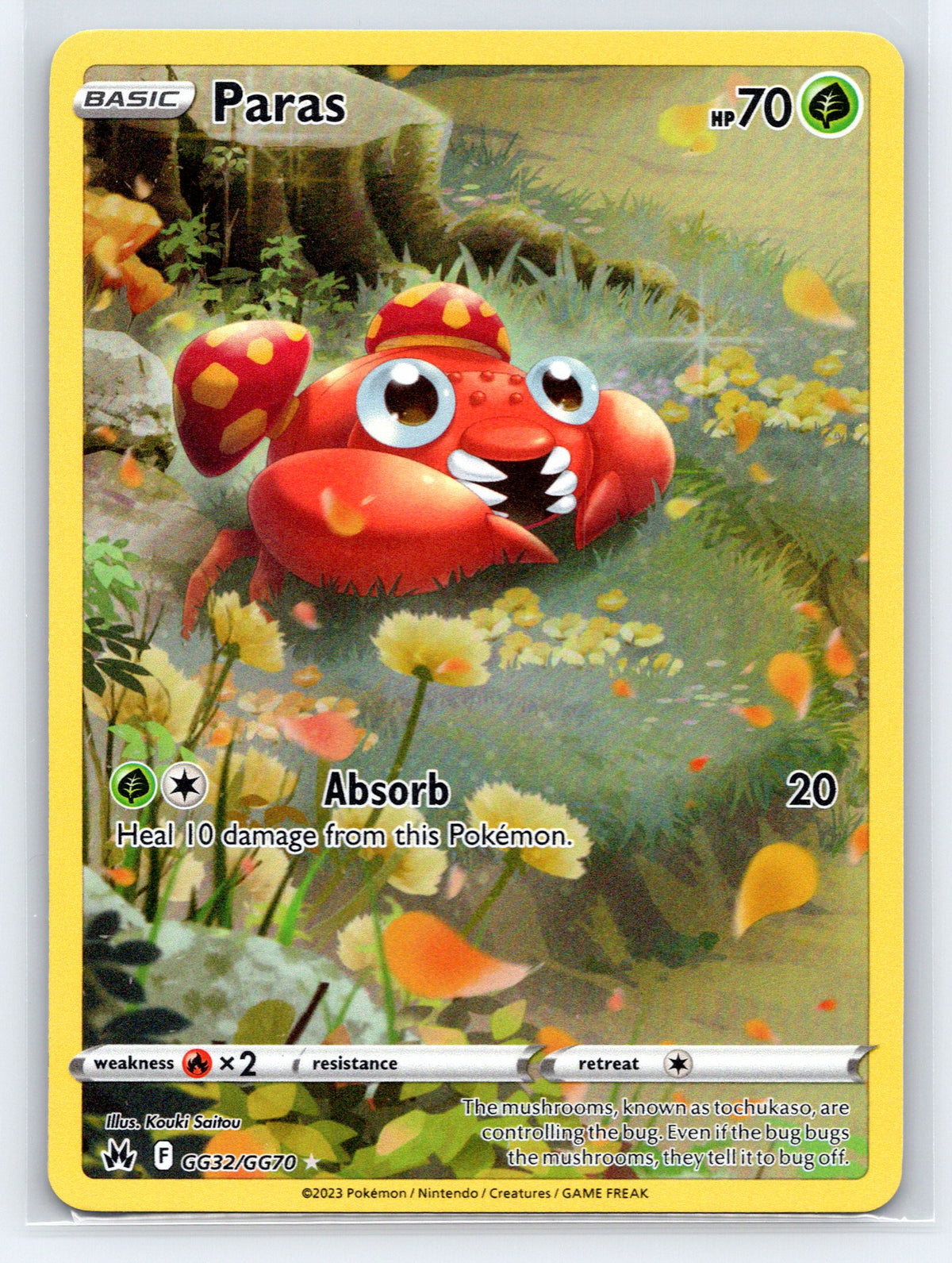 Paras - #GG32/GG70 - SWSH: Crown Zenith: Galarian Gallery