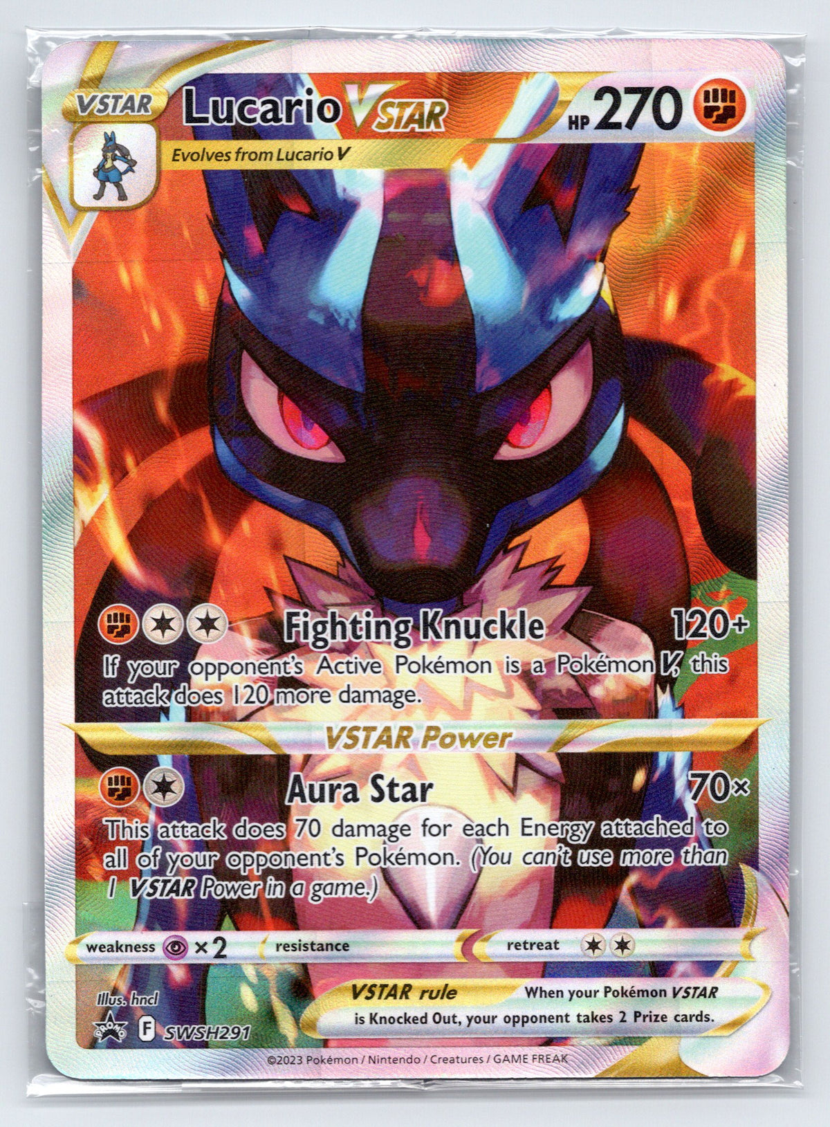 Lucario VSTAR - #SWSH291 - SWSH: Sword & Shield Promo Cards SEALED
