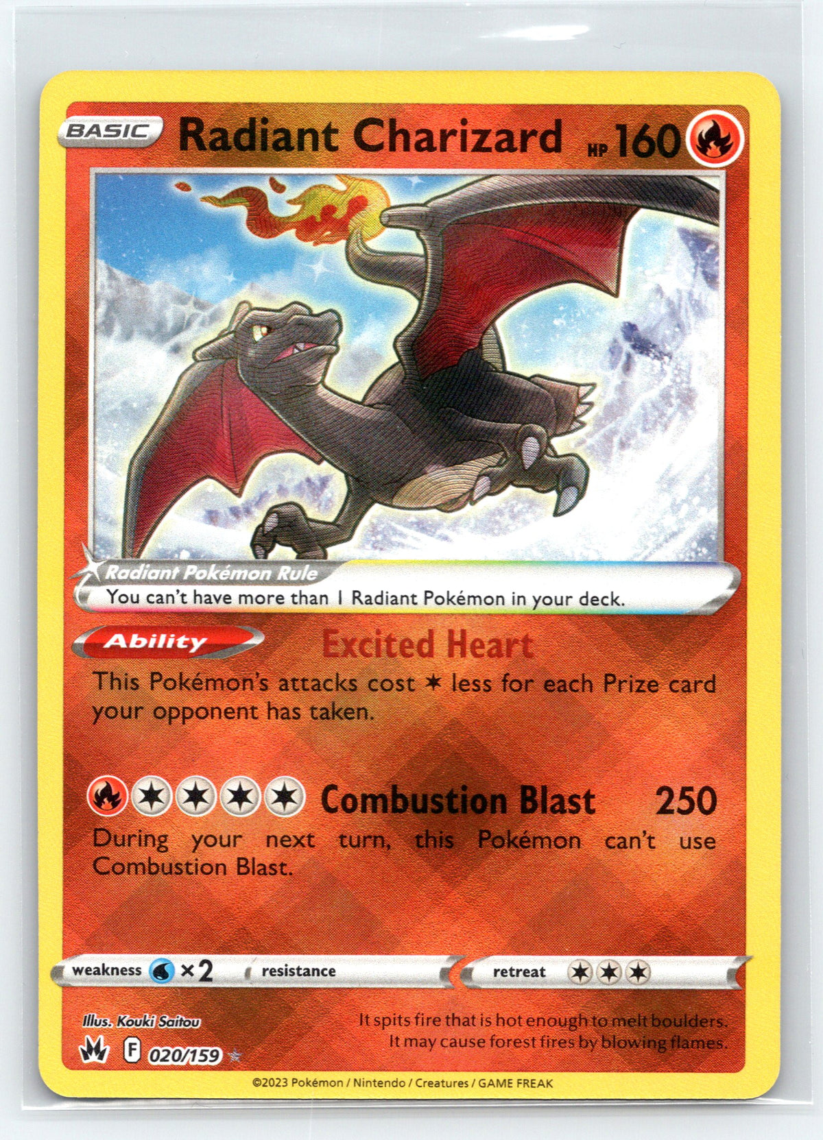 Radiant Charizard - #020/159 - SWSH: Crown Zenith