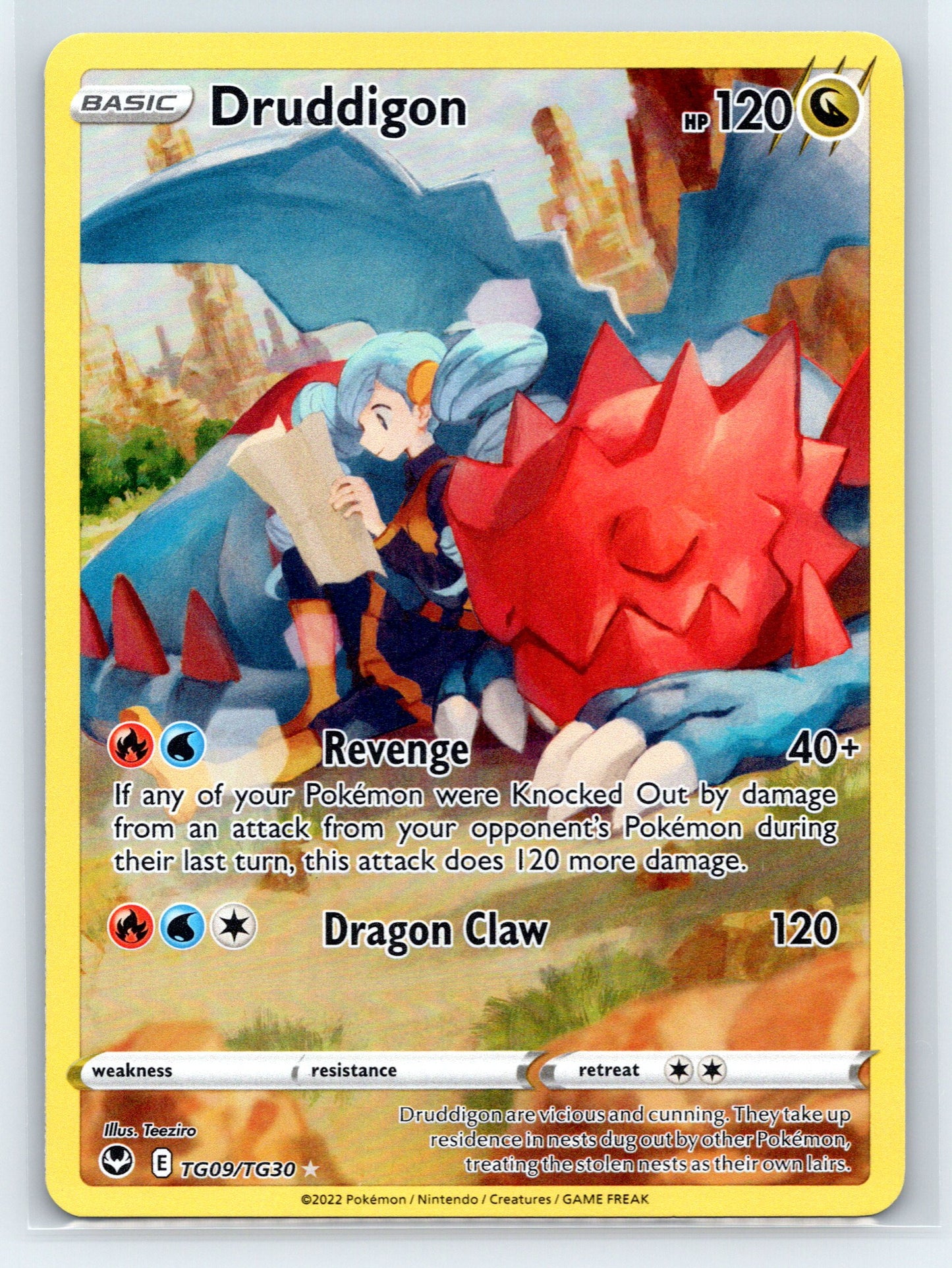 Druddigon - #TG09/TG30 - SWSH12: Silver Tempest Trainer Gallery