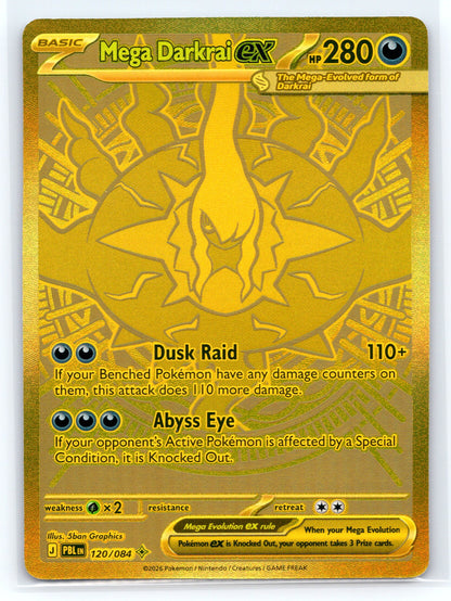 Mega Darkrai ex - #120/084 - ME05: Pitch Black