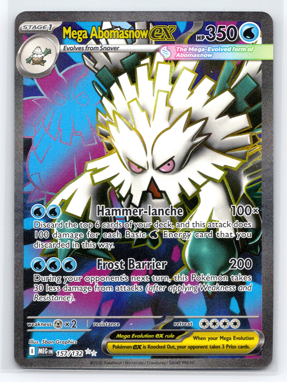 Mega Abomasnow ex - #157/132 - ME01: Mega Evolution