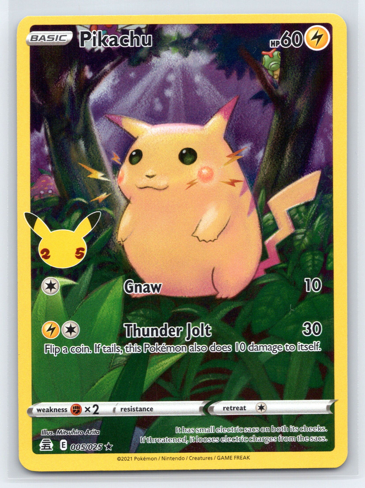 Pikachu - #005/025 - Celebrations