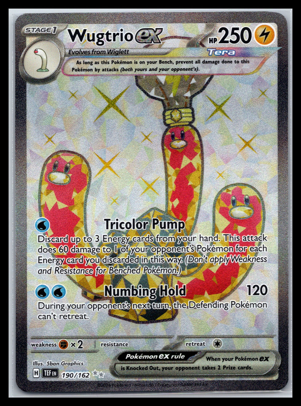 Wugtrio ex - #190/162 - SV05: Temporal Forces