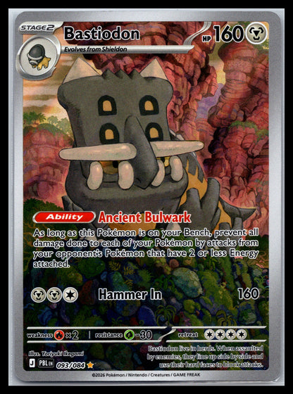 Bastiodon - #093/084 - ME05: Pitch Black