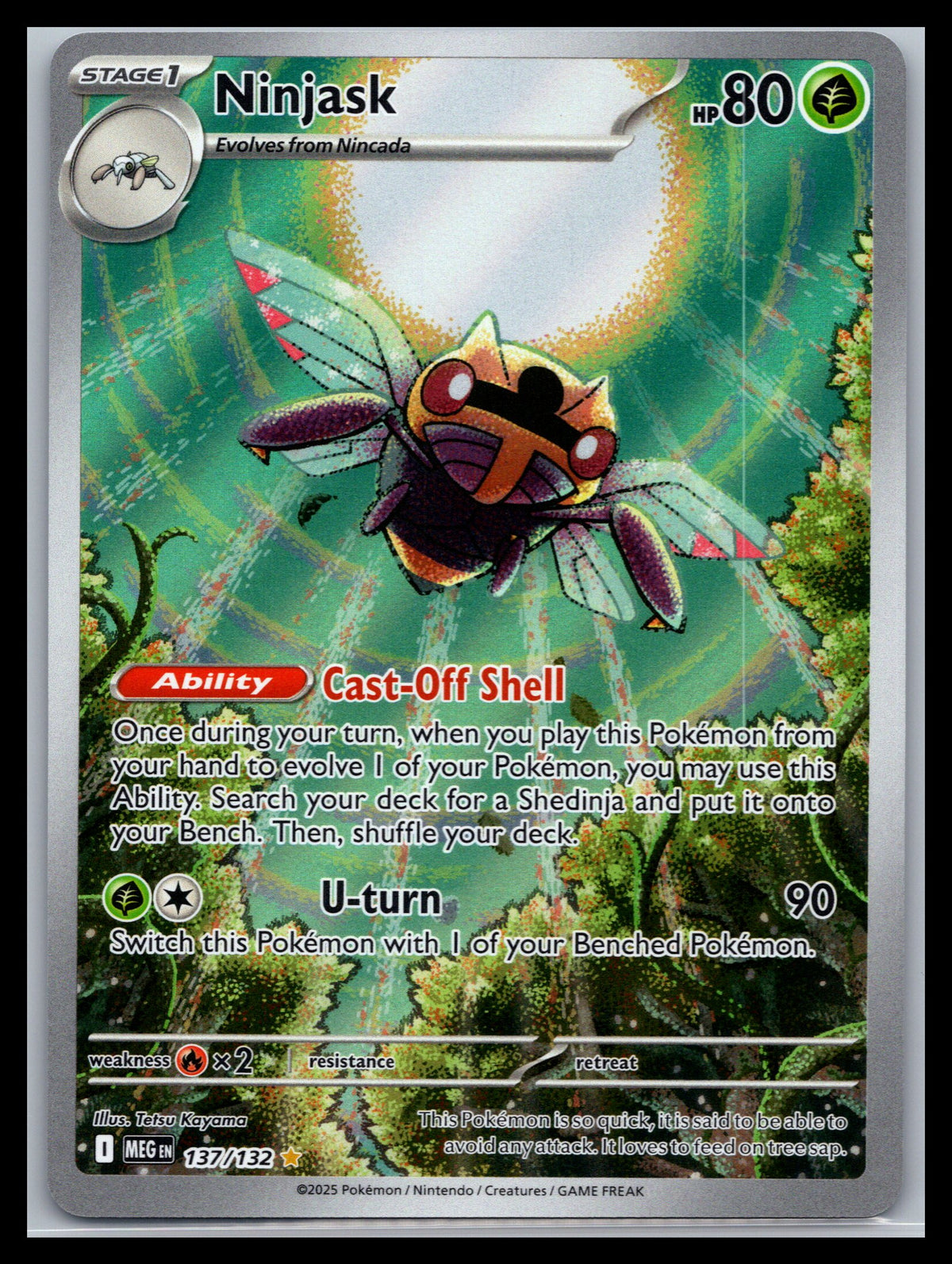 Ninjask - #137/132 - ME01: Mega Evolution