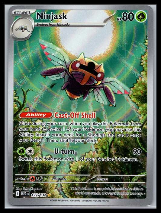 Ninjask - #137/132 - ME01: Mega Evolution