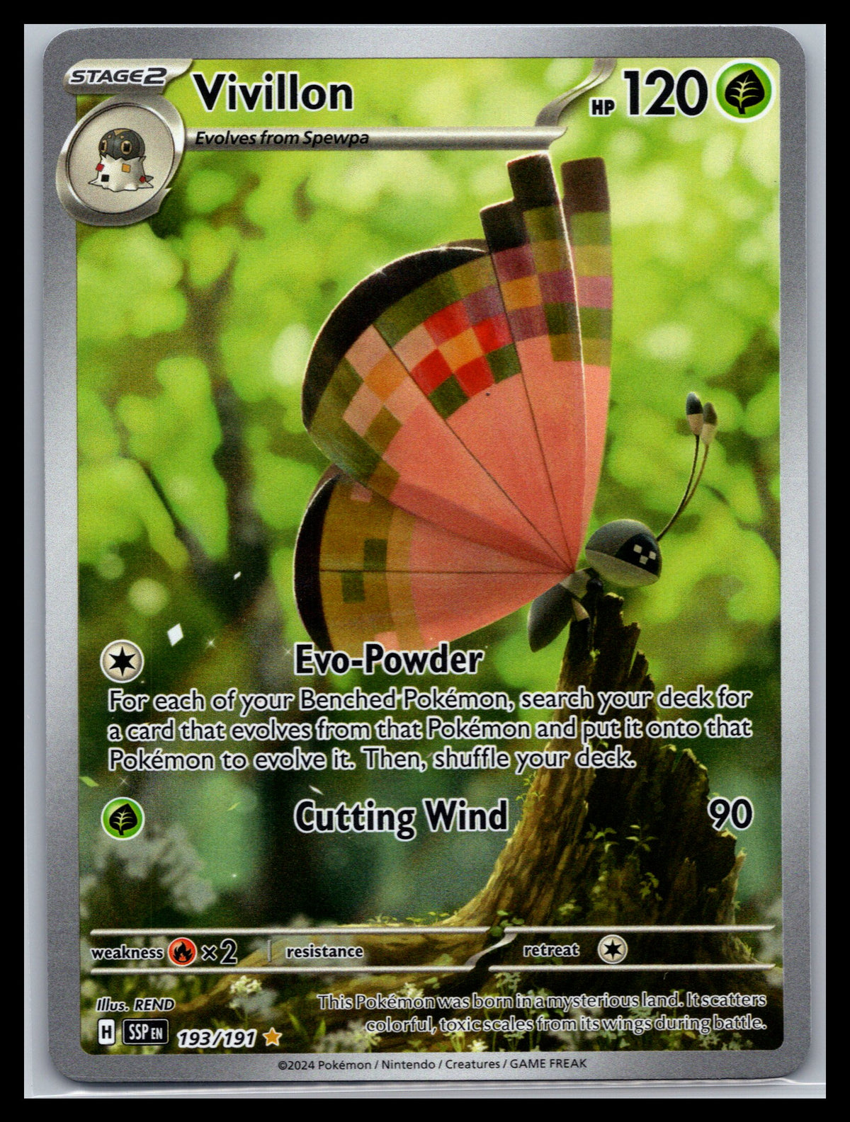 Vivillon - #193/191 - SV08: Surging Sparks