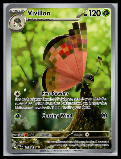 Vivillon - #193/191 - SV08: Surging Sparks