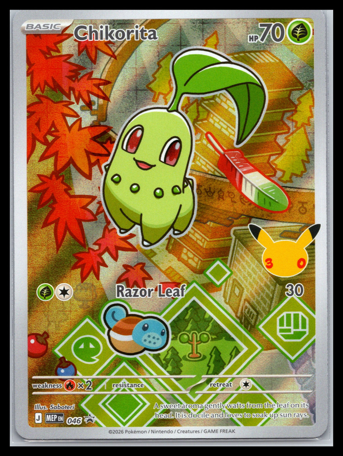 Chikorita - #046 - ME: Mega Evolution Promo