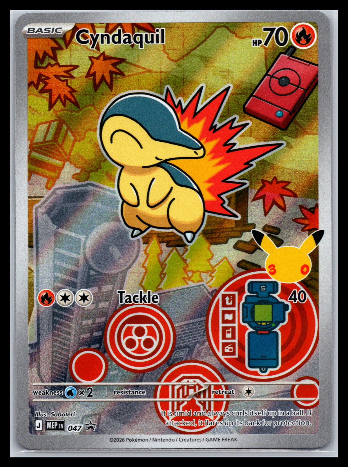 Cyndaquil - #047 - ME: Mega Evolution Promo