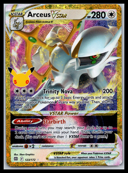 Arceus VSTAR - #123/172 - ME: 30th Celebration Classic Collection
