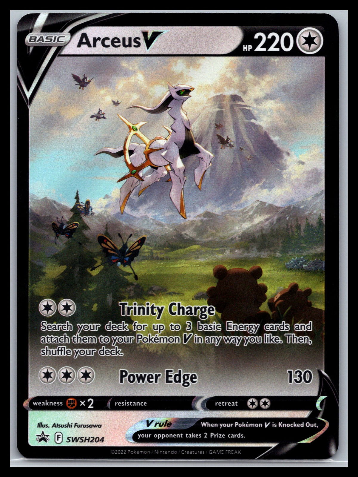 Arceus V - #SWSH204 - SWSH: Sword & Shield Promo Cards