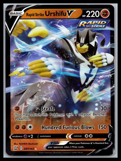 Rapid Strike Urshifu V - #087/163 - SWSH05: Battle Styles