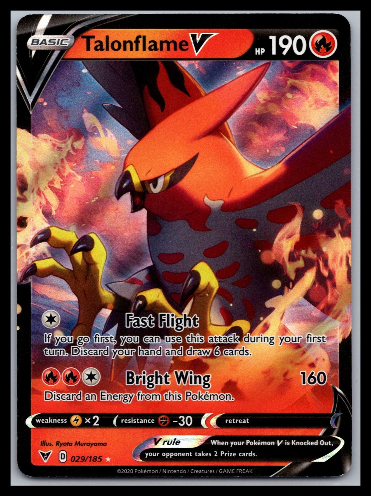 Talonflame V - #029/185 - SWSH04: Vivid Voltage