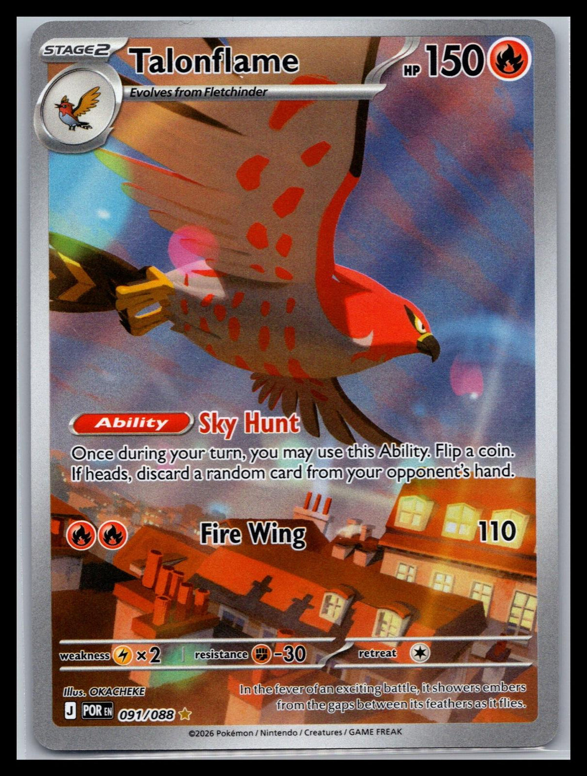 Talonflame - #091/088 - ME03: Perfect Order