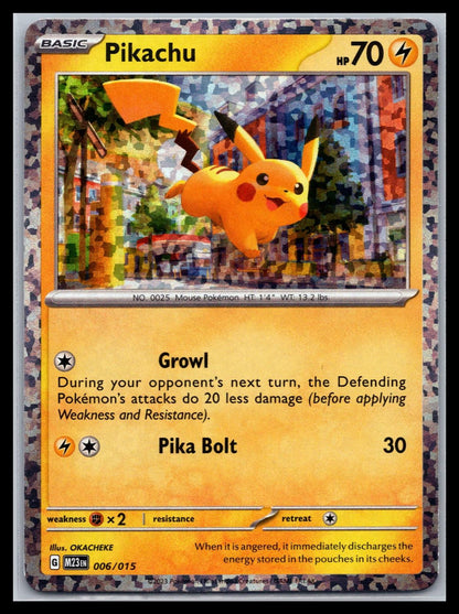 Pikachu - #006/015 - McDonald's Promos 2023