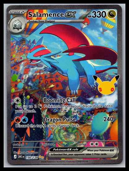 Salamence ex - #156/128 - ME: 30th Celebration