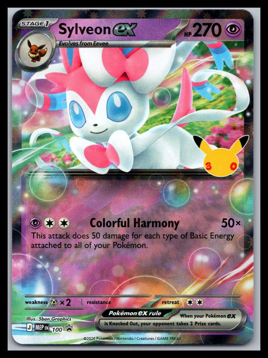 Sylveon ex - #100 - ME: Mega Evolution Promo