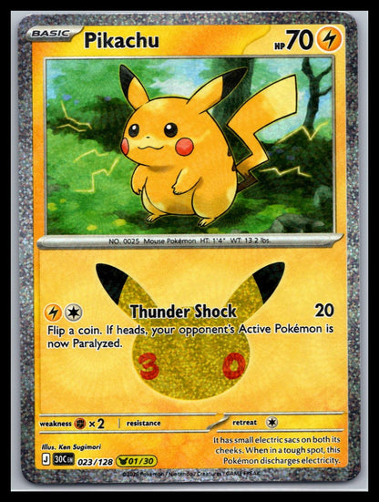 Pikachu - #023/128 - ME: 30th Celebration