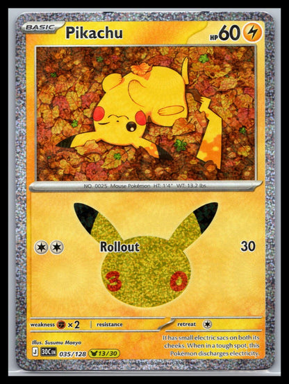 Pikachu - #035/128 - ME: 30th Celebration