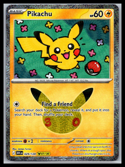 Pikachu - #029/128 - ME: 30th Celebration