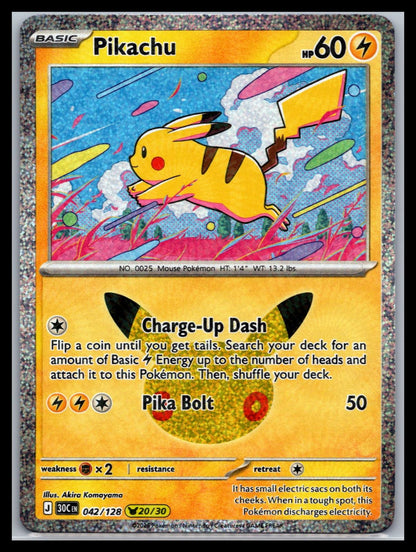 Pikachu - #042/128 - ME: 30th Celebration