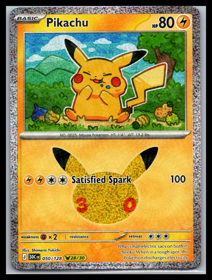 Pikachu - #050/128 - ME: 30th Celebration