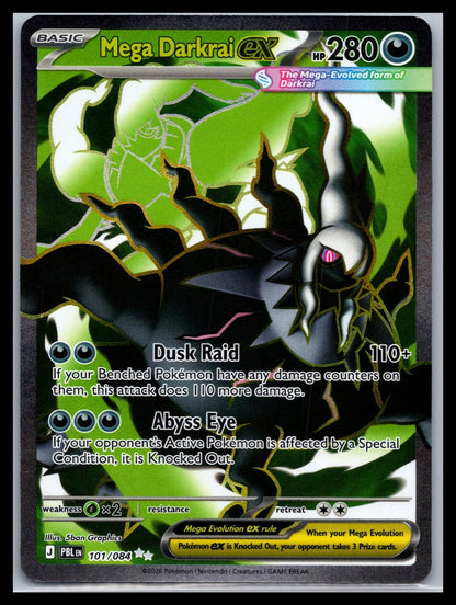 Mega Darkrai ex - #101/084 - ME05: Pitch Black