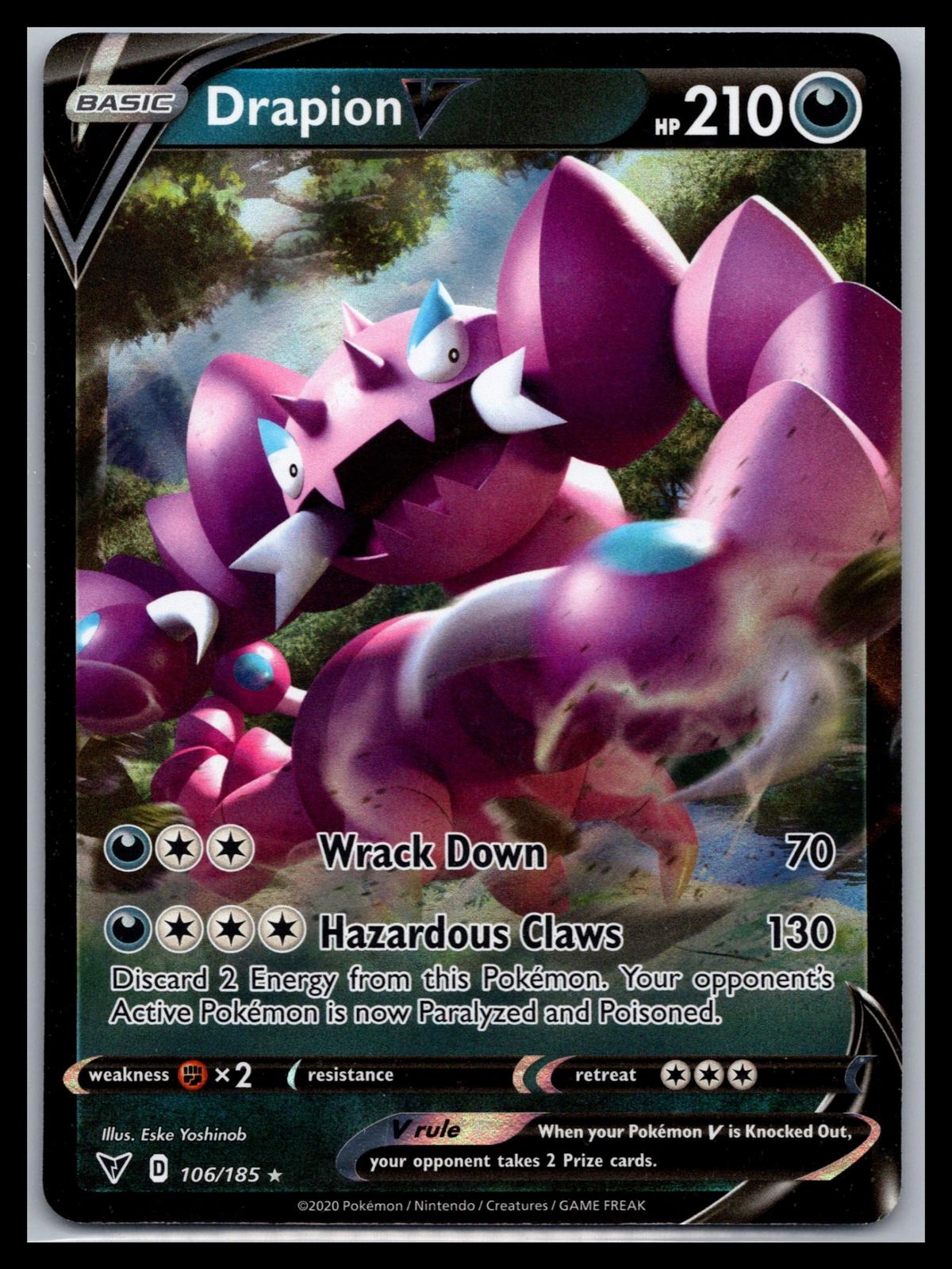 Drapion V - #106/185 - SWSH04: Vivid Voltage
