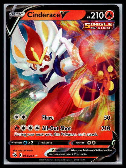 Cinderace V (44) - #044/264 - SWSH08: Fusion Strike