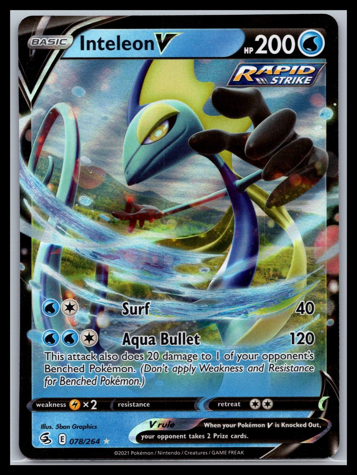Inteleon V - #078/264 - SWSH08: Fusion Strike