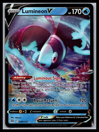 Lumineon V - #040/172 - SWSH09: Brilliant Stars