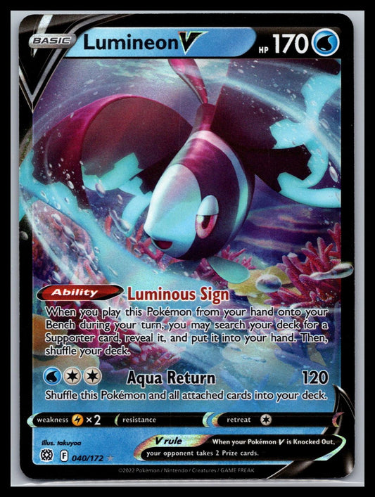 Lumineon V - #040/172 - SWSH09: Brilliant Stars