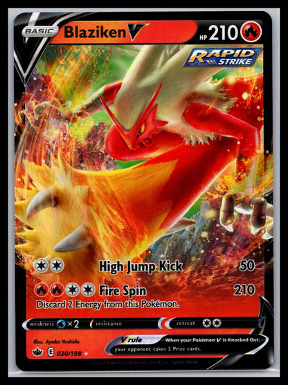 Blaziken V - #020/198 - SWSH06: Chilling Reign