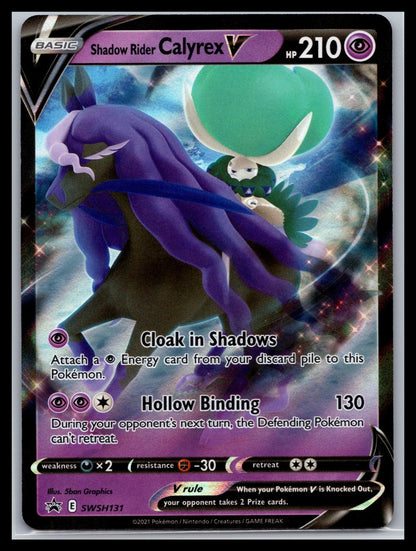 Shadow Rider Calyrex V - #SWSH131 - SWSH: Sword & Shield Promo Cards